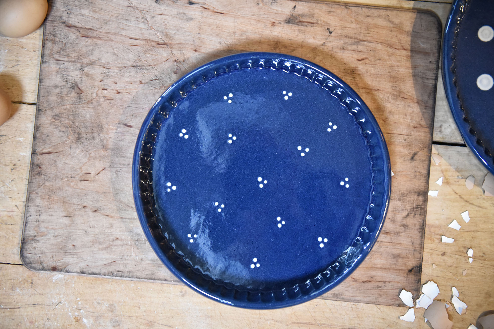 Tarteform AGATHE, 32 cm, blau